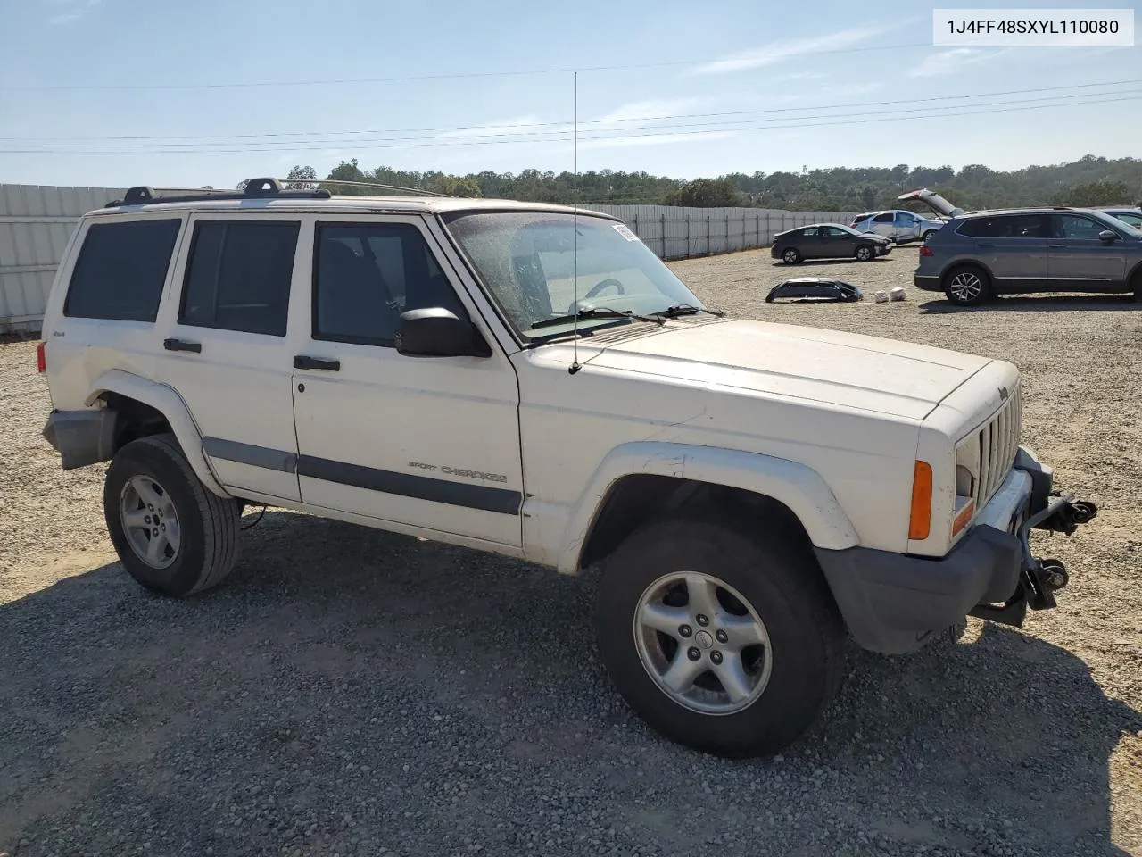 2000 Jeep Cherokee Sport VIN: 1J4FF48SXYL110080 Lot: 65057964