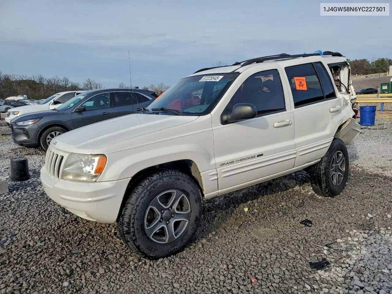 1J4GW58N6YC227501 2000 Jeep Grand Cherokee Limited