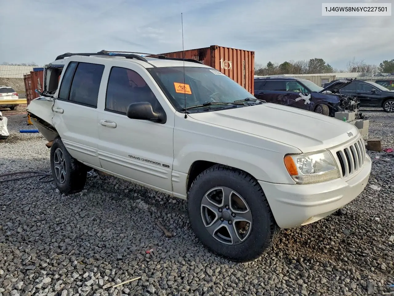 1J4GW58N6YC227501 2000 Jeep Grand Cherokee Limited