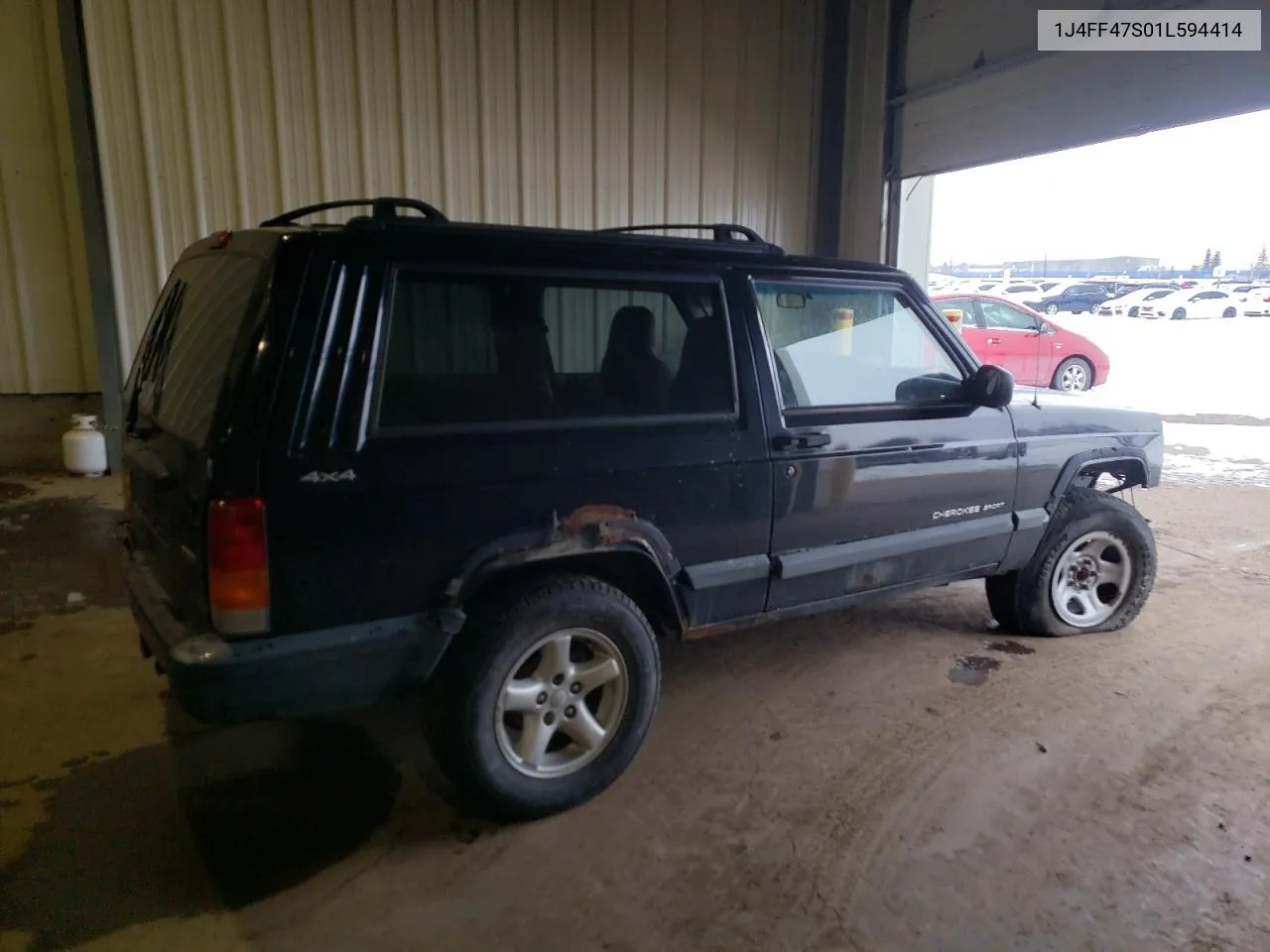 1J4FF47S01L594414 2001 Jeep Cherokee Sport