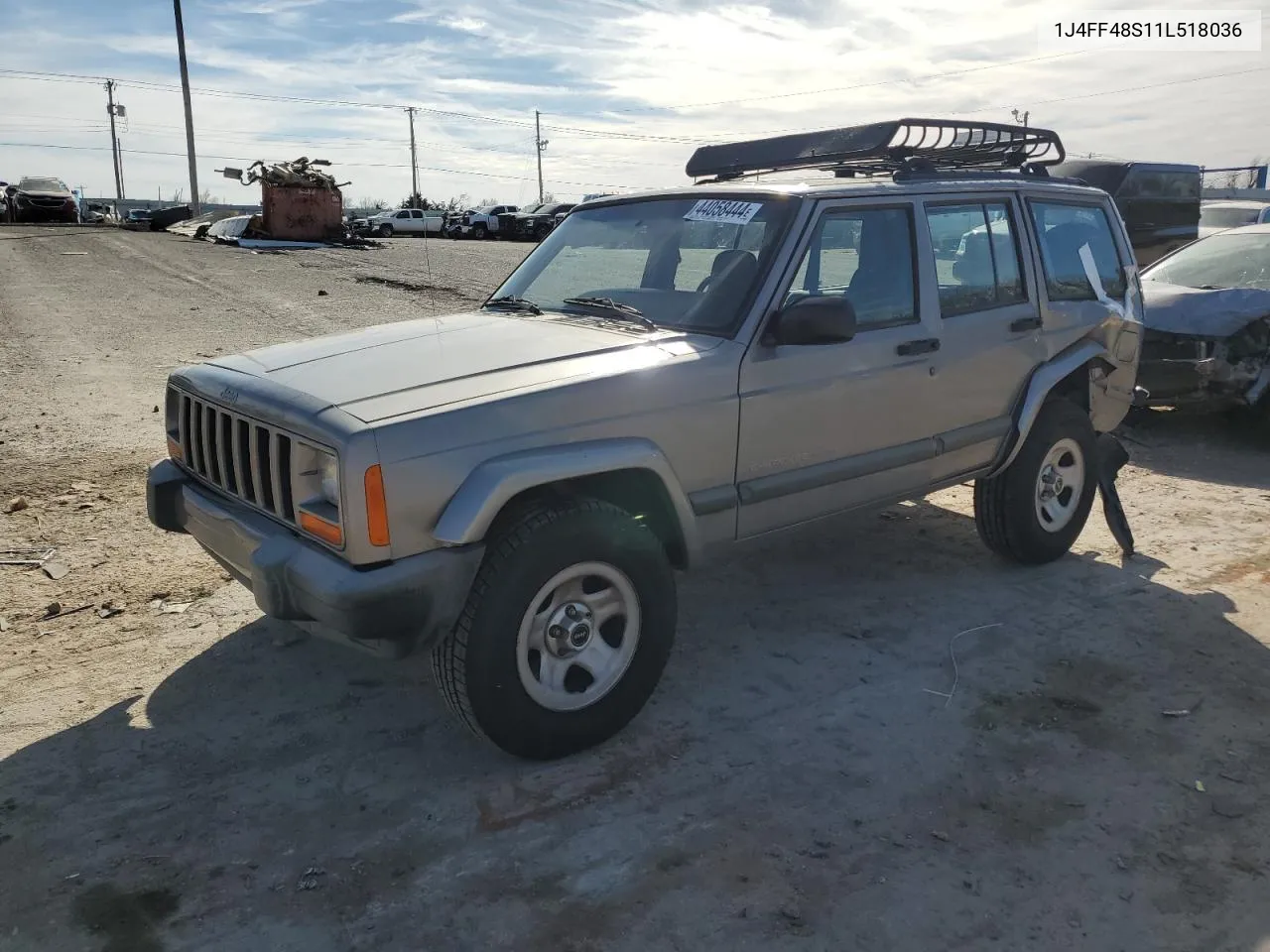 2001 Jeep Cherokee Sport VIN: 1J4FF48S11L518036 Lot: 44058444