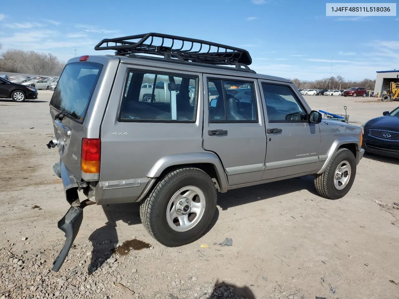 2001 Jeep Cherokee Sport VIN: 1J4FF48S11L518036 Lot: 44058444