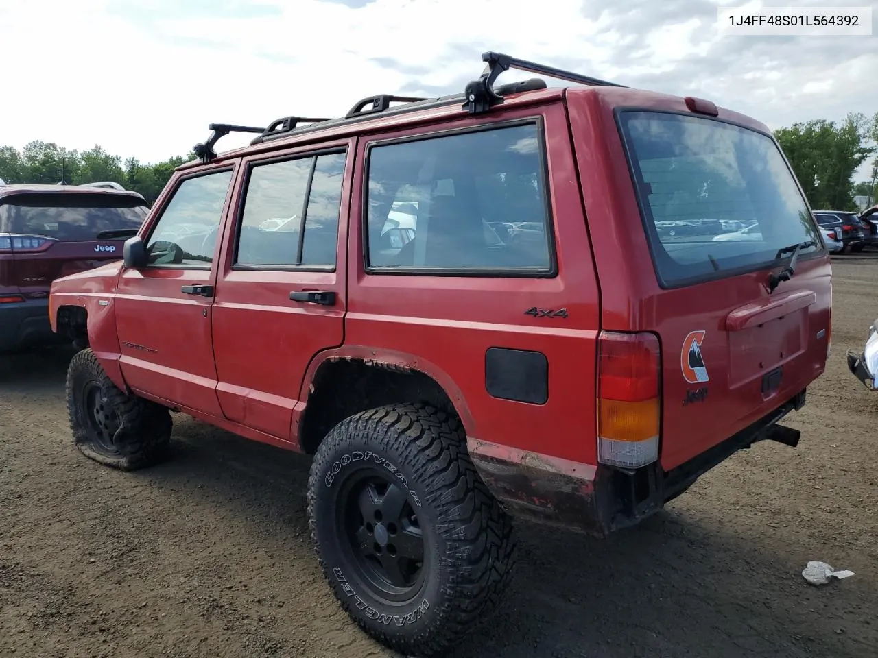 2001 Jeep Cherokee Sport VIN: 1J4FF48S01L564392 Lot: 57504574