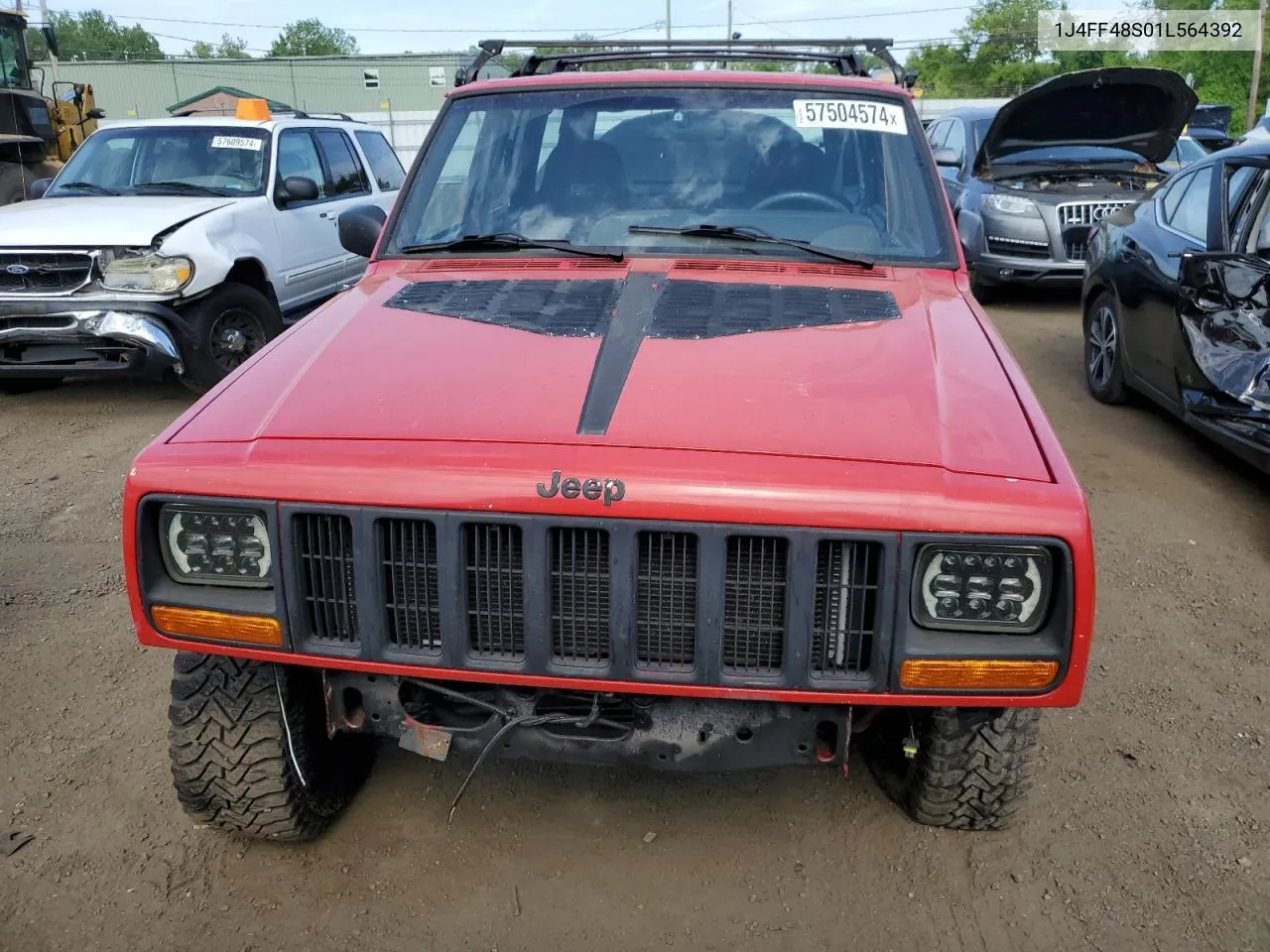 2001 Jeep Cherokee Sport VIN: 1J4FF48S01L564392 Lot: 57504574