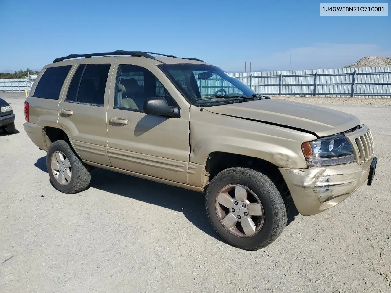 2001 Jeep Grand Cherokee Limited VIN: 1J4GW58N71C710081 Lot: 70302004