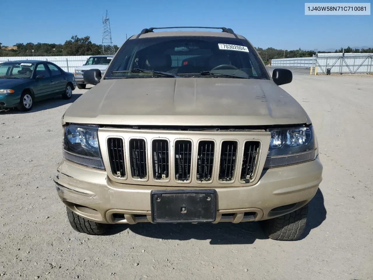 2001 Jeep Grand Cherokee Limited VIN: 1J4GW58N71C710081 Lot: 70302004