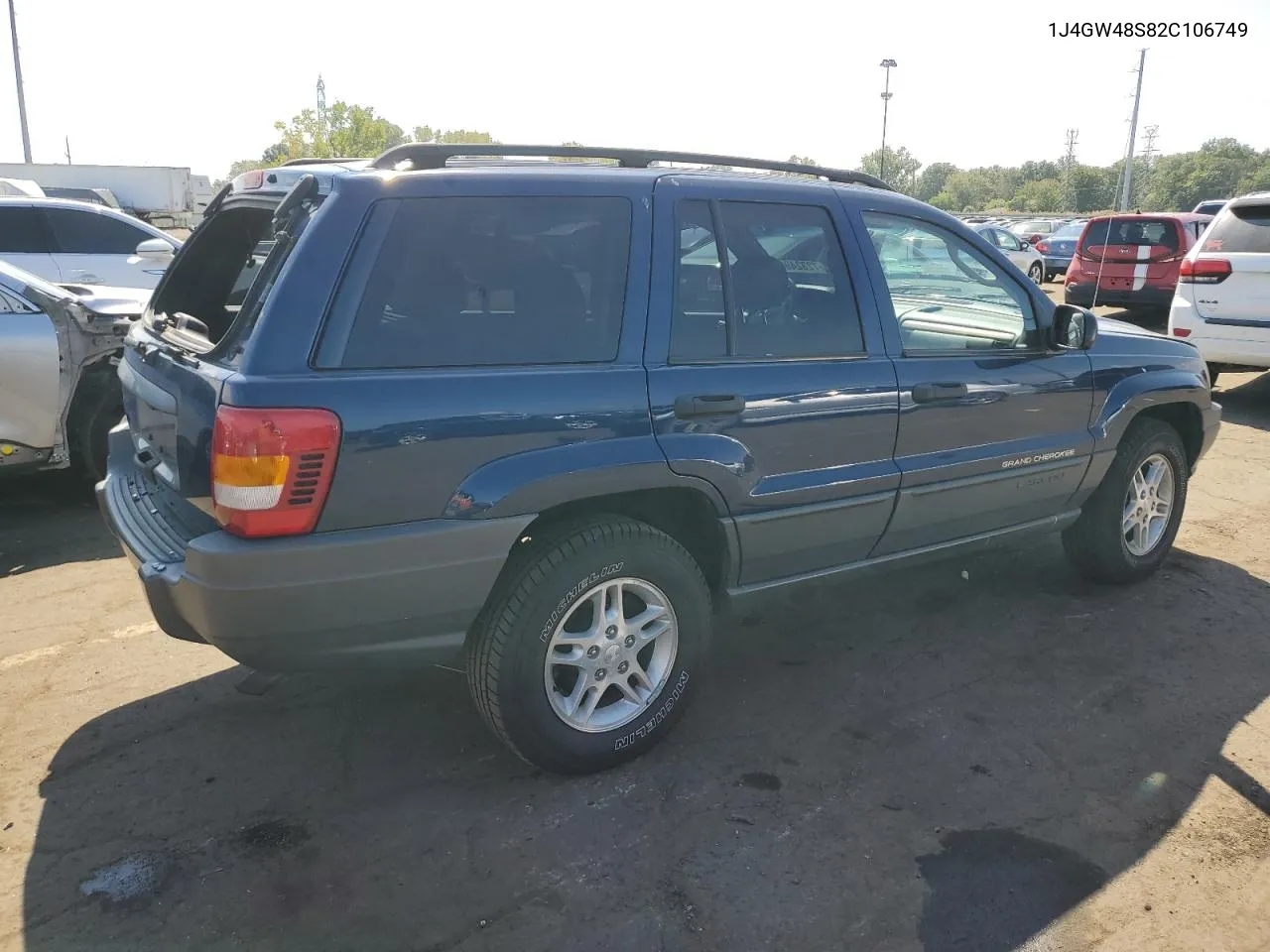 2002 Jeep Grand Cherokee Laredo VIN: 1J4GW48S82C106749 Lot: 72324904