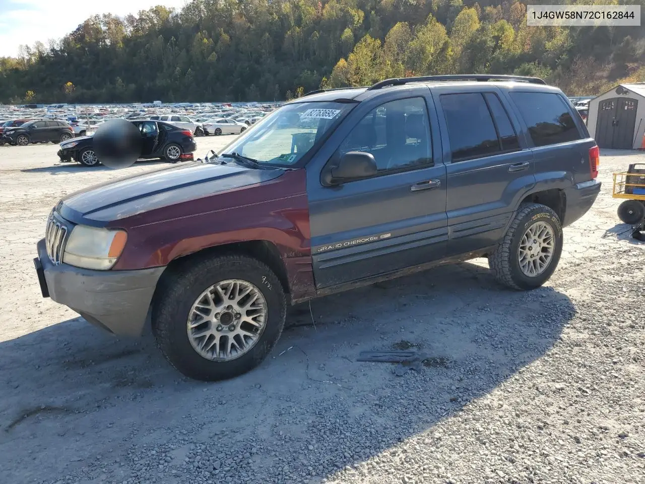 1J4GW58N72C162844 2002 Jeep Grand Cherokee Limited