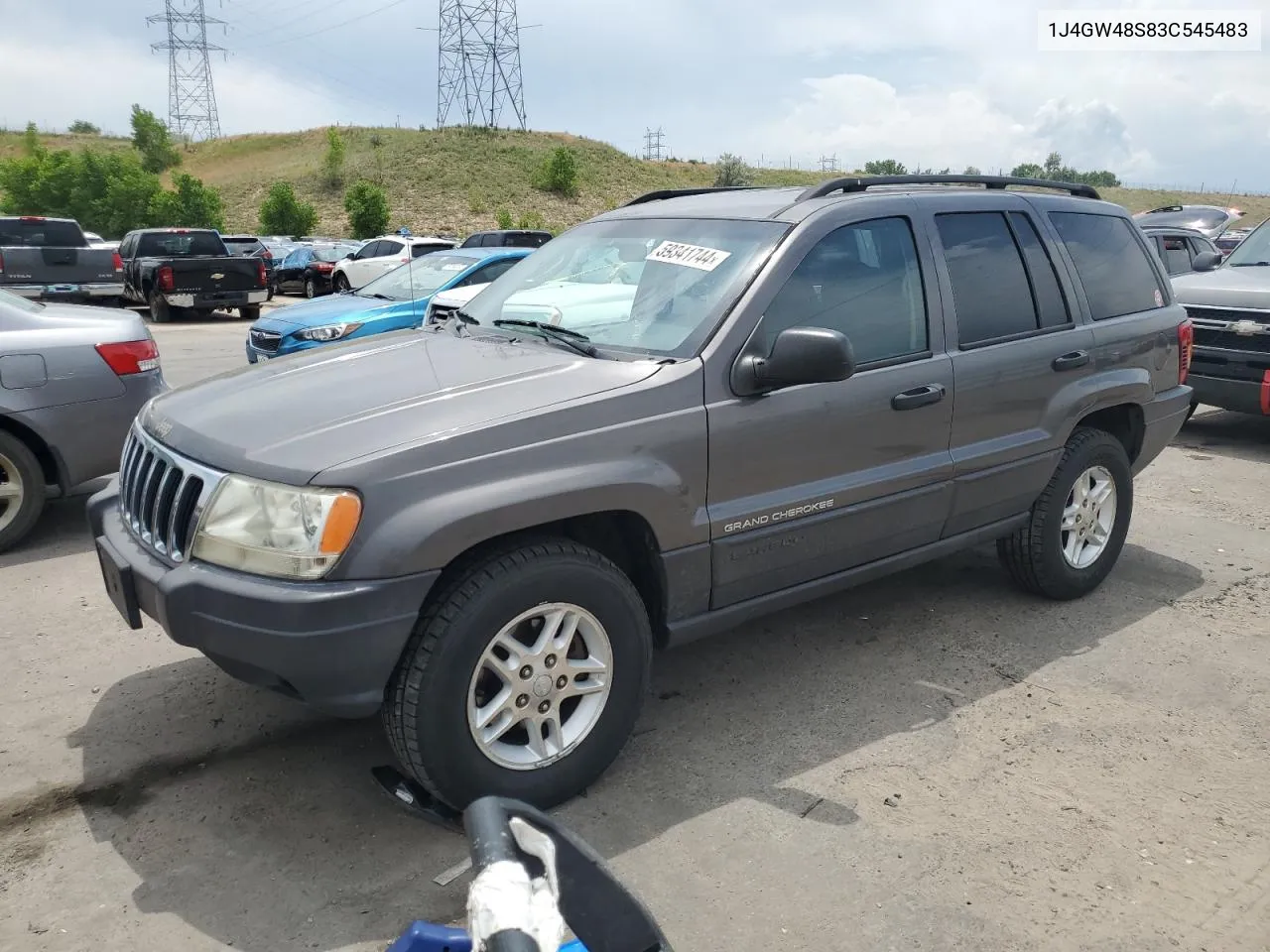 2003 Jeep Grand Cherokee Laredo VIN: 1J4GW48S83C545483 Lot: 59341744