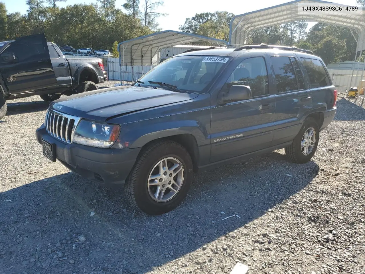 1J4GX48S93C614789 2003 Jeep Grand Cherokee Laredo