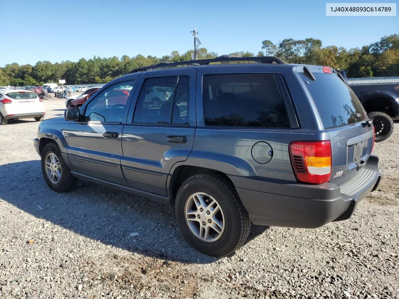 1J4GX48S93C614789 2003 Jeep Grand Cherokee Laredo
