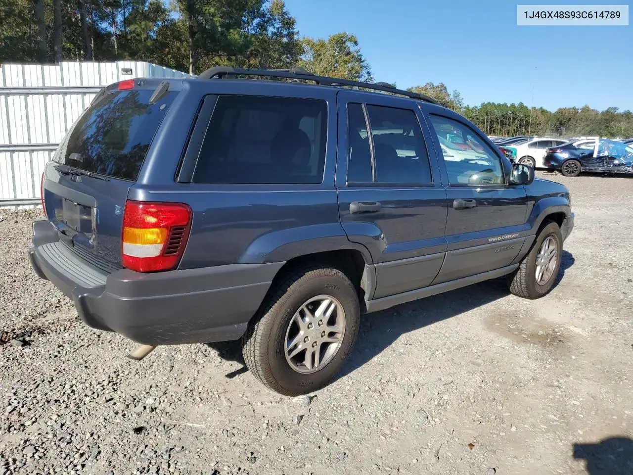 1J4GX48S93C614789 2003 Jeep Grand Cherokee Laredo