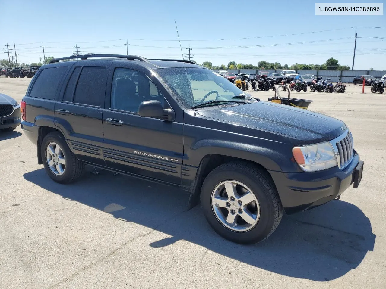 2004 Jeep Grand Cherokee Limited VIN: 1J8GW58N44C386896 Lot: 58791864