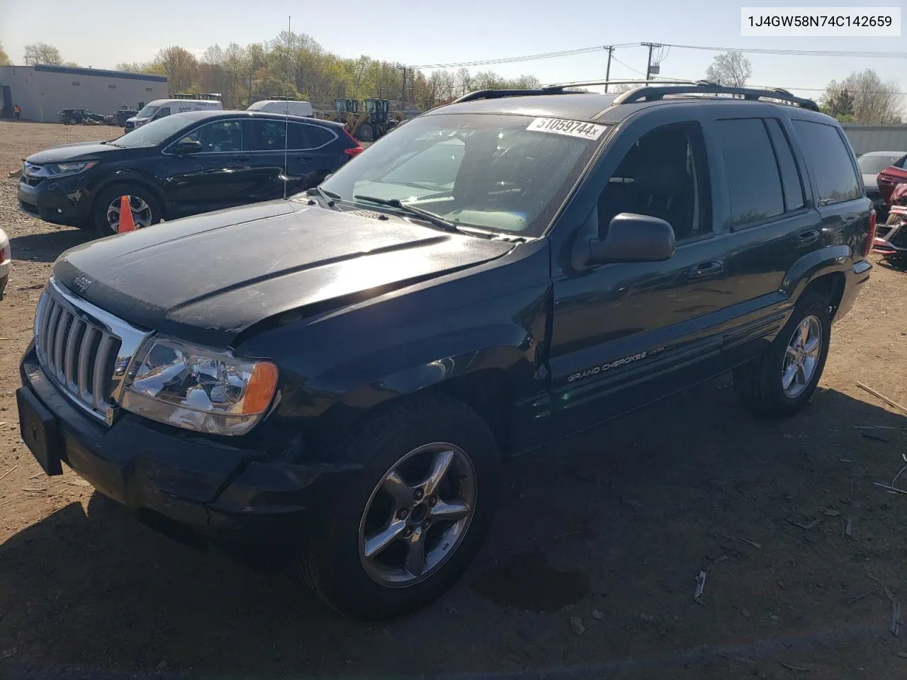 2004 Jeep Grand Cherokee Limited VIN: 1J4GW58N74C142659 Lot: 63955594