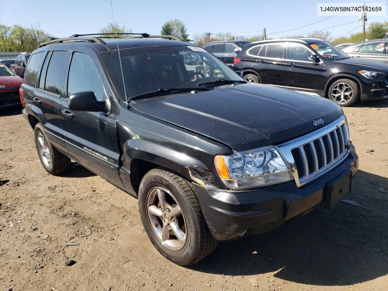 2004 Jeep Grand Cherokee Limited VIN: 1J4GW58N74C142659 Lot: 63955594