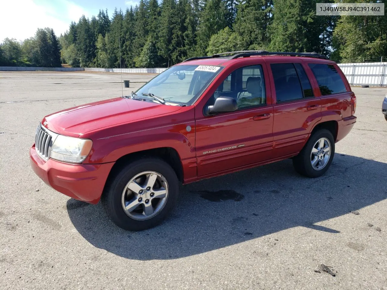 1J4GW58J94C391462 2004 Jeep Grand Cherokee Limited