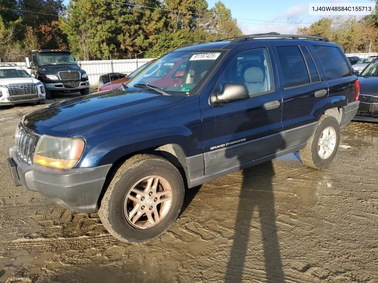 1J4GW48S84C155713 2004 Jeep Grand Cherokee Laredo