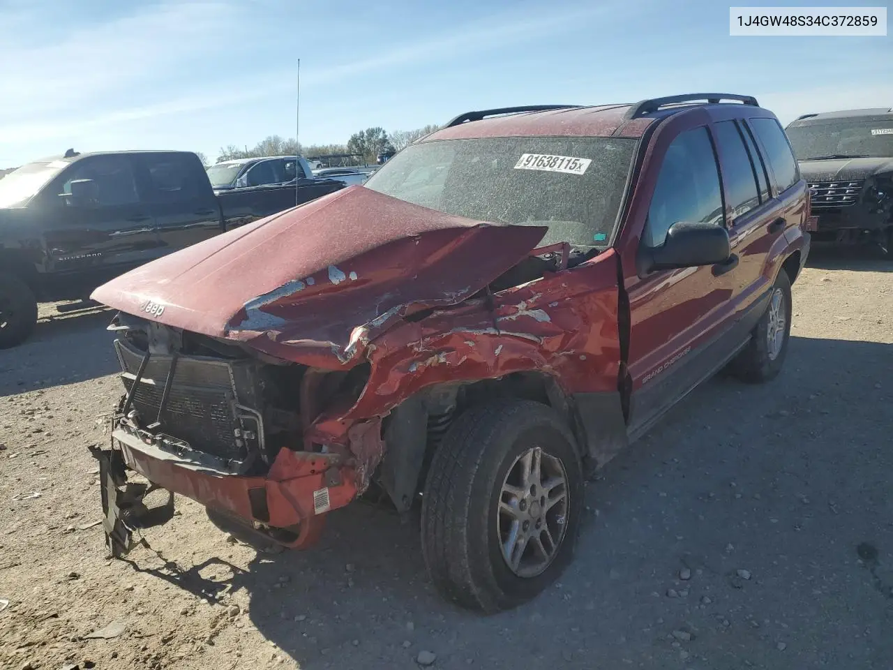 1J4GW48S34C372859 2004 Jeep Grand Cherokee Laredo