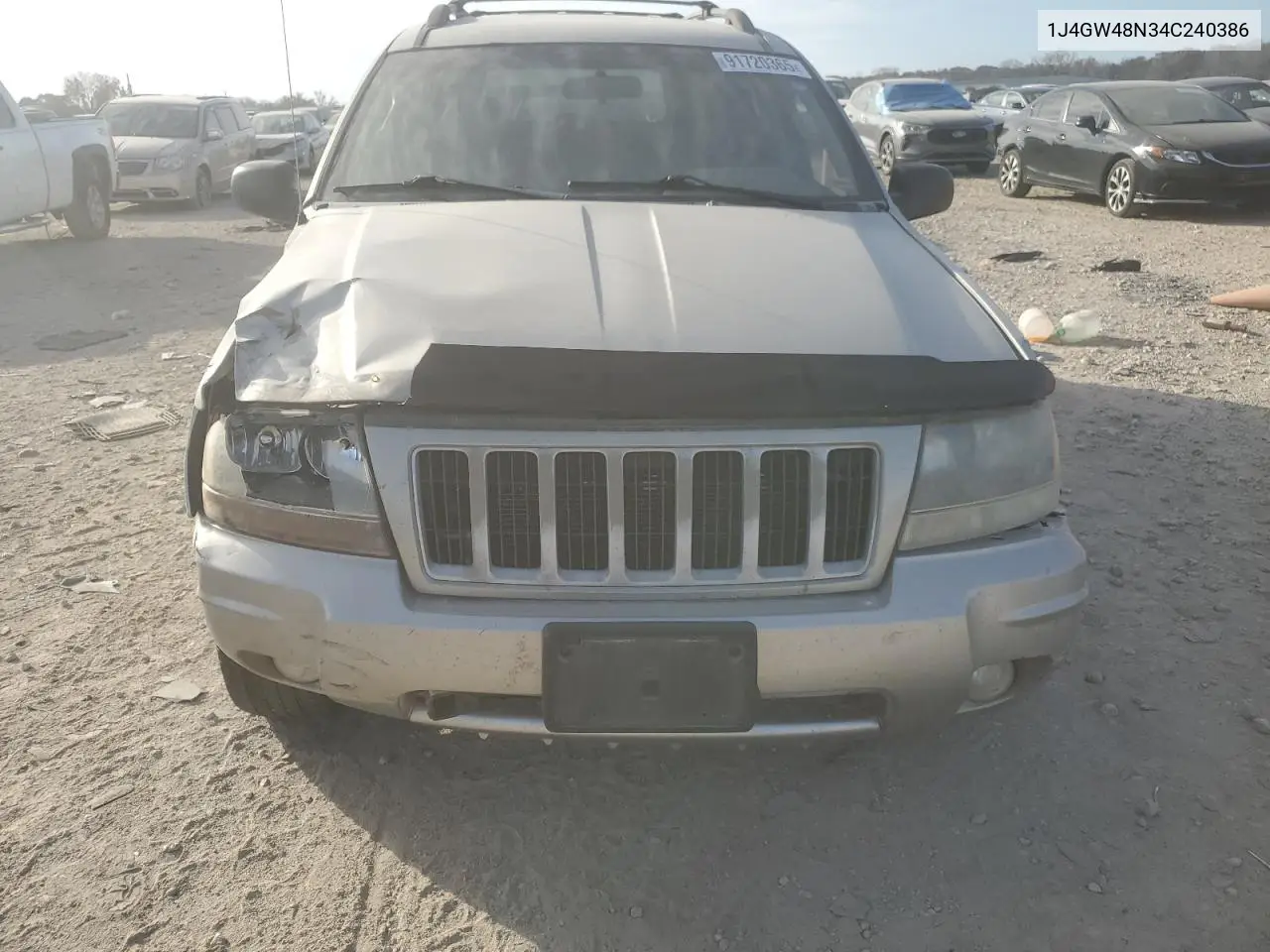 1J4GW48N34C240386 2004 Jeep Grand Cherokee Laredo