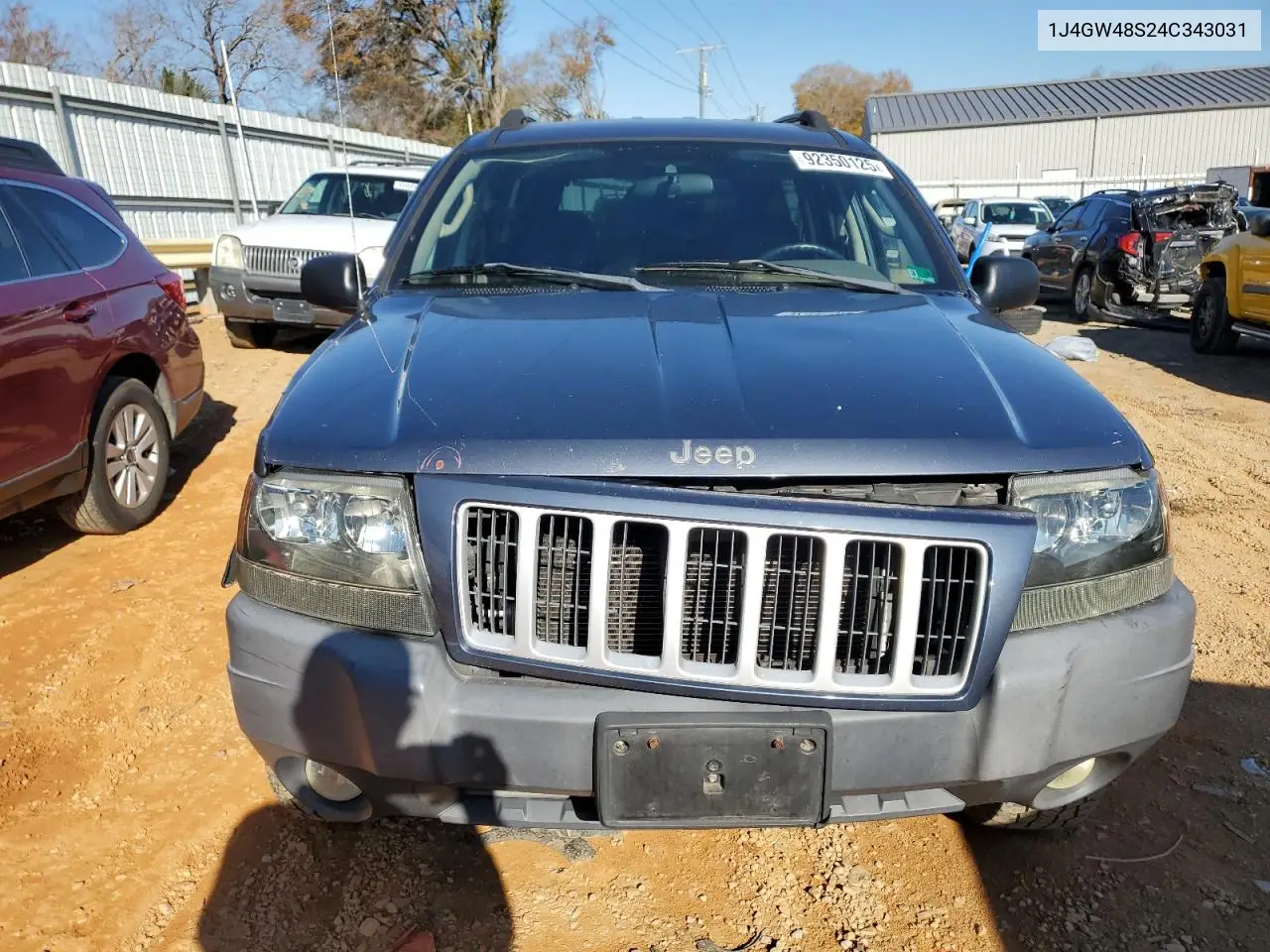 1J4GW48S24C343031 2004 Jeep Grand Cherokee Laredo