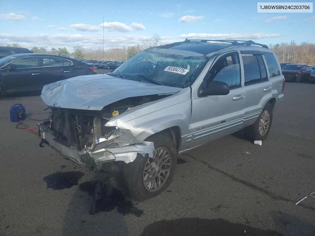 1J8GW58N24C203706 2004 Jeep Grand Cherokee Limited