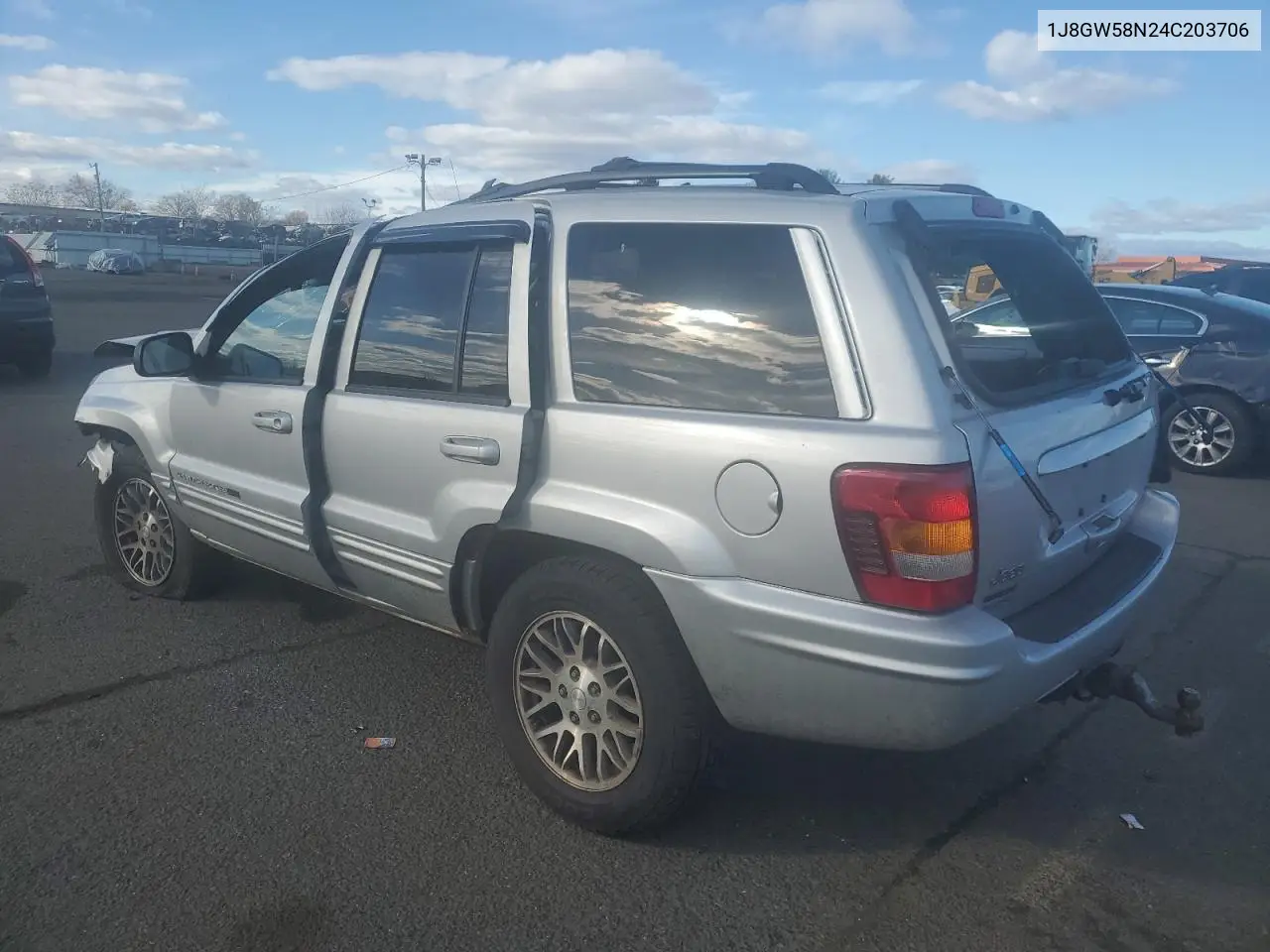 1J8GW58N24C203706 2004 Jeep Grand Cherokee Limited