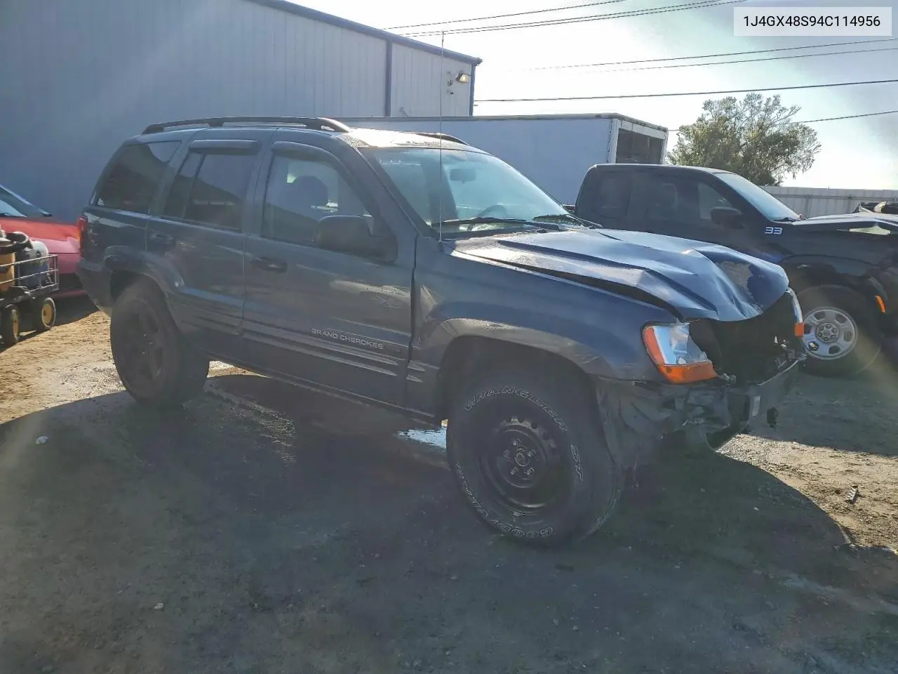 1J4GX48S94C114956 2004 Jeep Grand Cherokee Laredo