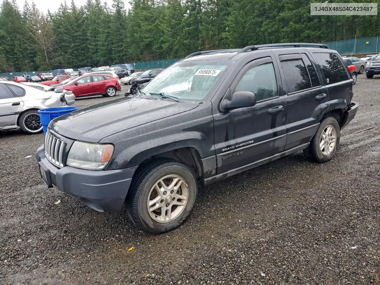 1J4GX48S04C423487 2004 Jeep Grand Cherokee Laredo