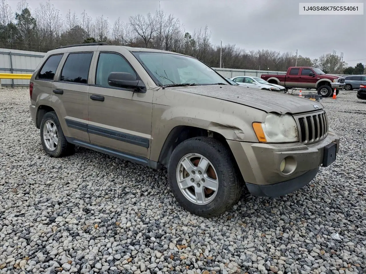 1J4GS48K75C554061 2005 Jeep Grand Cherokee Laredo