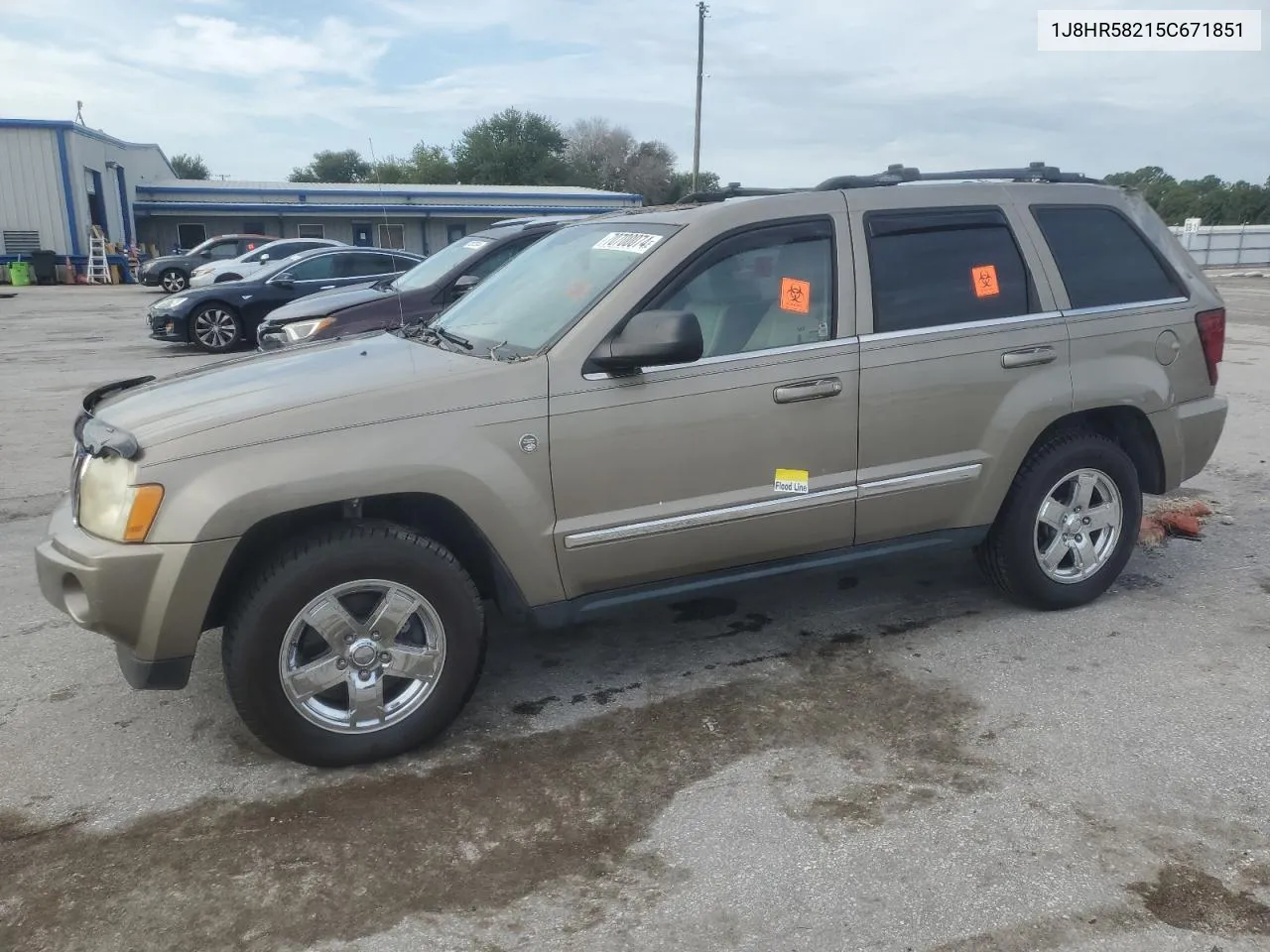 2005 Jeep Grand Cherokee Limited VIN: 1J8HR58215C671851 Lot: 70700074