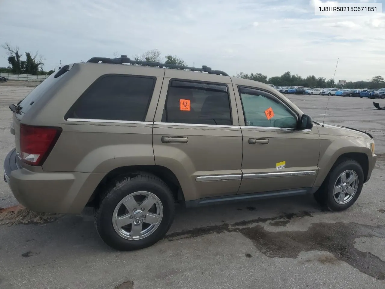 2005 Jeep Grand Cherokee Limited VIN: 1J8HR58215C671851 Lot: 70700074