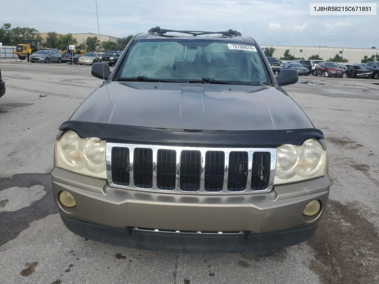 2005 Jeep Grand Cherokee Limited VIN: 1J8HR58215C671851 Lot: 70700074