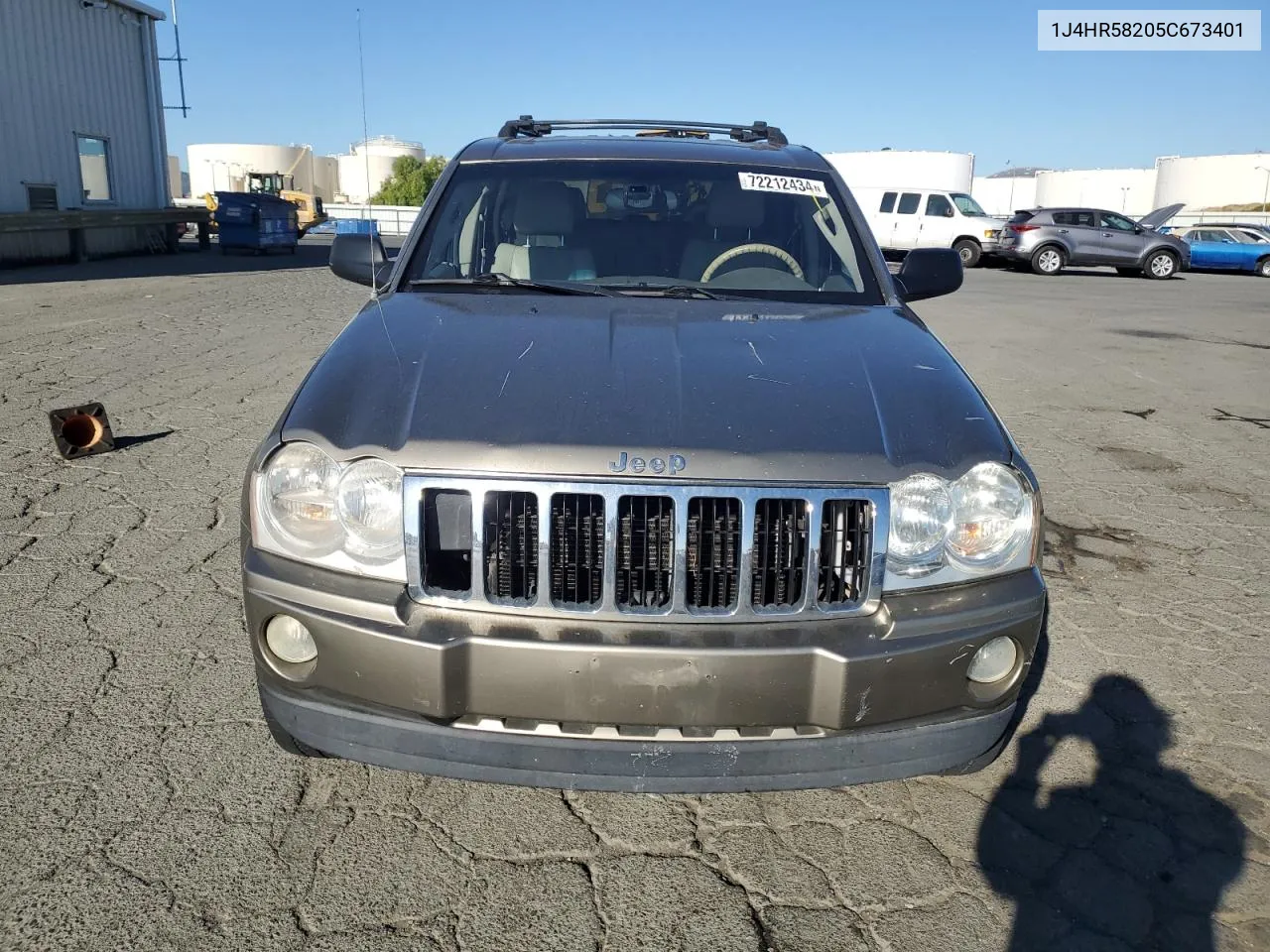 2005 Jeep Grand Cherokee Limited VIN: 1J4HR58205C673401 Lot: 72212434