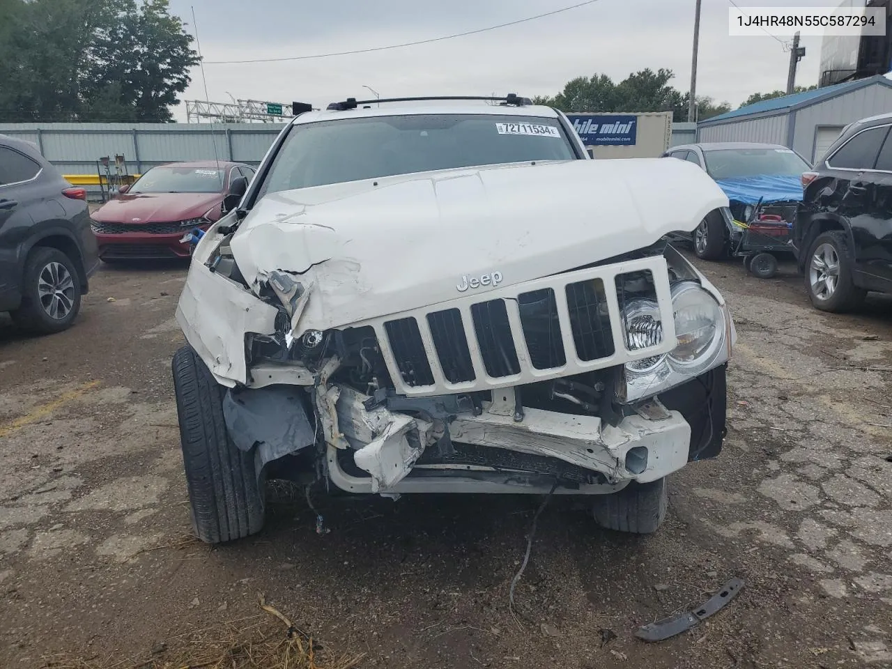 1J4HR48N55C587294 2005 Jeep Grand Cherokee Laredo