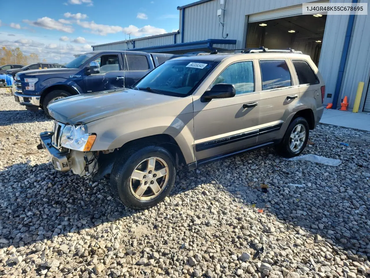 1J4GR48K55C678695 2005 Jeep Grand Cherokee Laredo