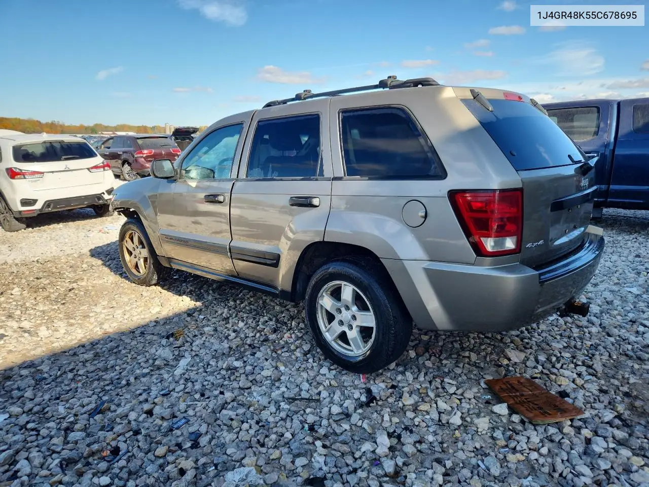 1J4GR48K55C678695 2005 Jeep Grand Cherokee Laredo