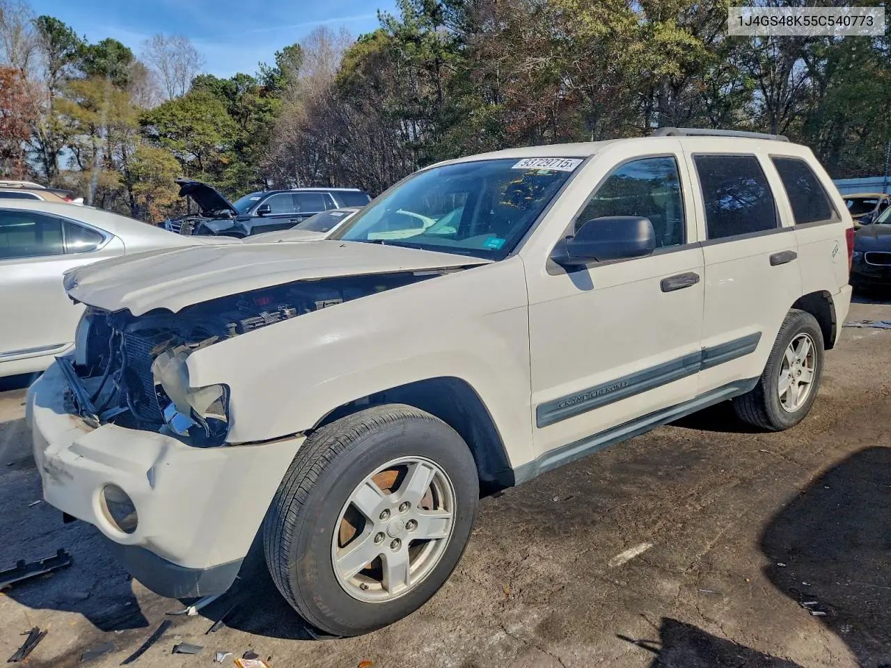 1J4GS48K55C540773 2005 Jeep Grand Cherokee Laredo