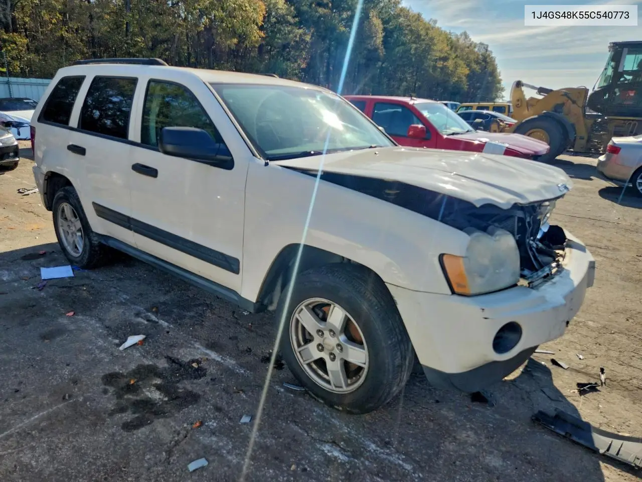 1J4GS48K55C540773 2005 Jeep Grand Cherokee Laredo