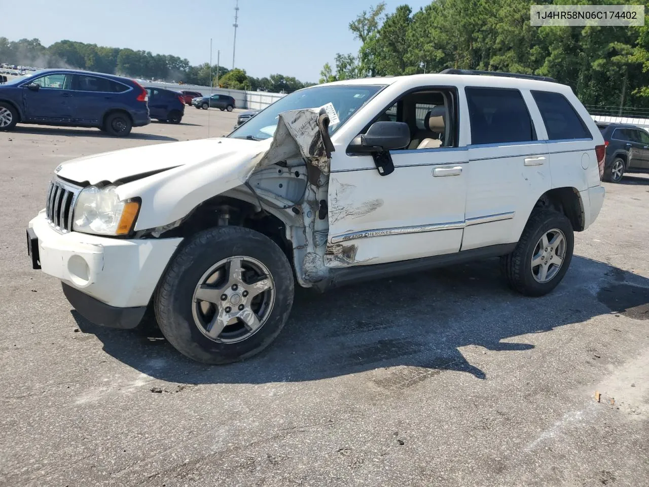 2006 Jeep Grand Cherokee Limited VIN: 1J4HR58N06C174402 Lot: 69290744