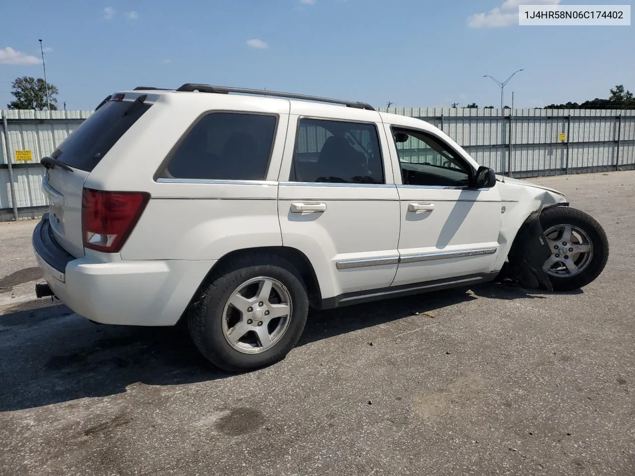 1J4HR58N06C174402 2006 Jeep Grand Cherokee Limited