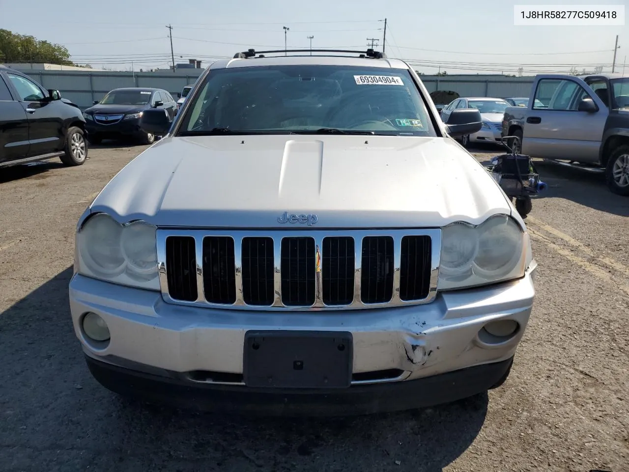 2007 Jeep Grand Cherokee Limited VIN: 1J8HR58277C509418 Lot: 69304904