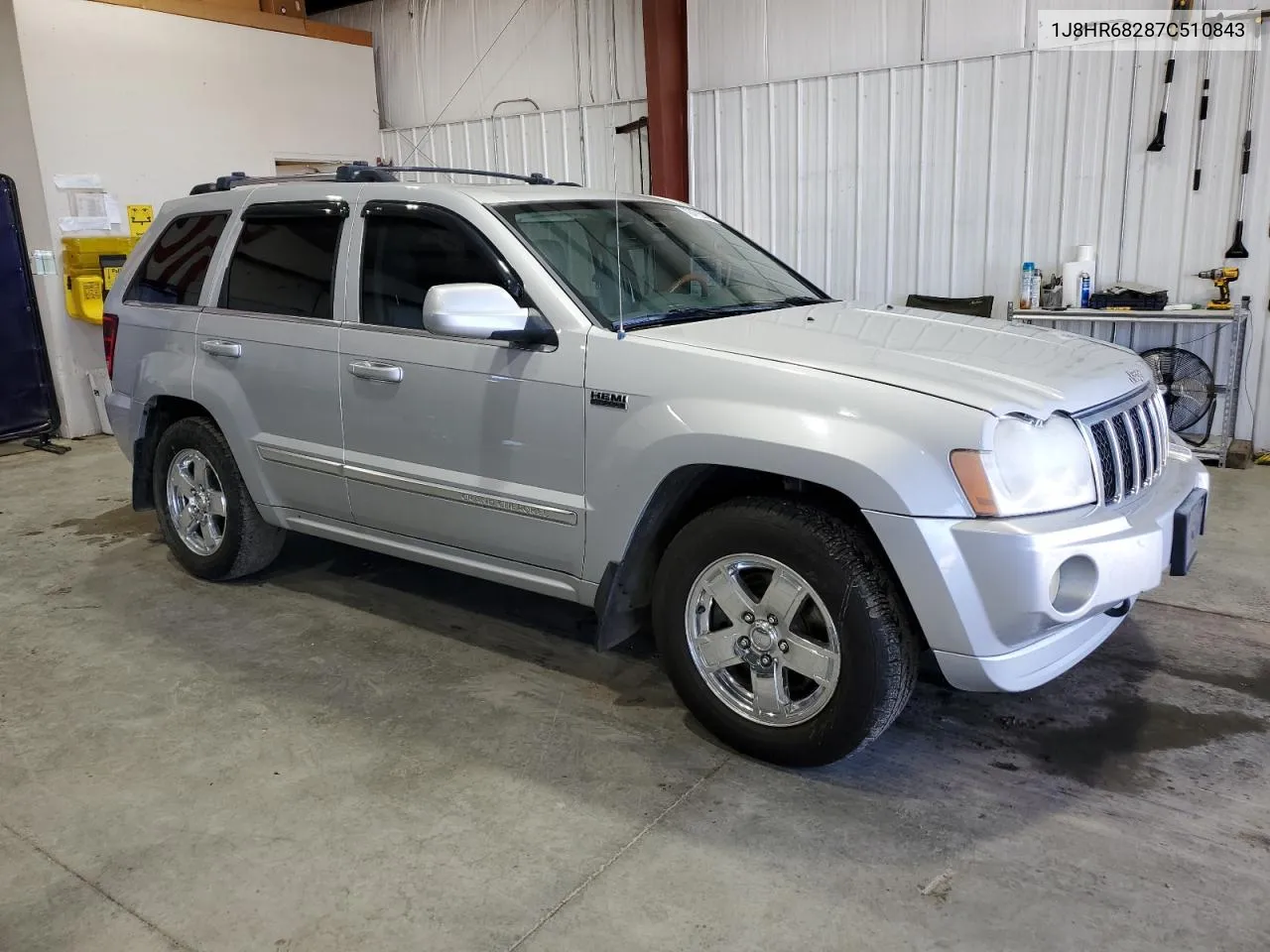 2007 Jeep Grand Cherokee Overland VIN: 1J8HR68287C510843 Lot: 72476314