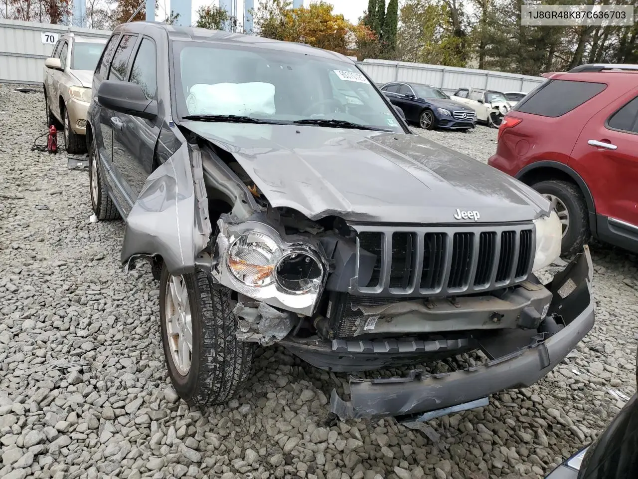 1J8GR48K87C636703 2007 Jeep Grand Cherokee Laredo