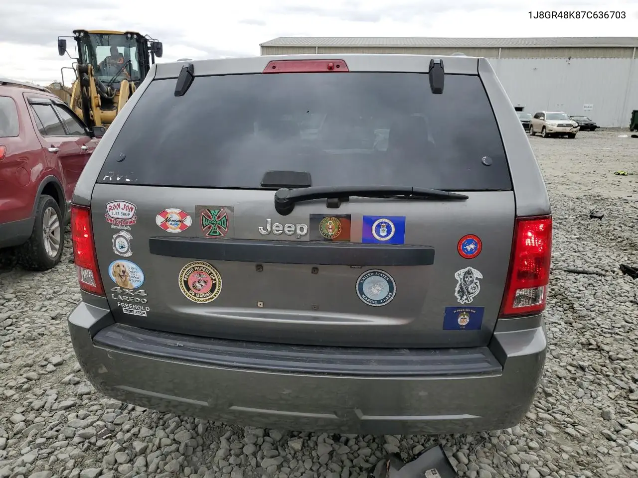 1J8GR48K87C636703 2007 Jeep Grand Cherokee Laredo