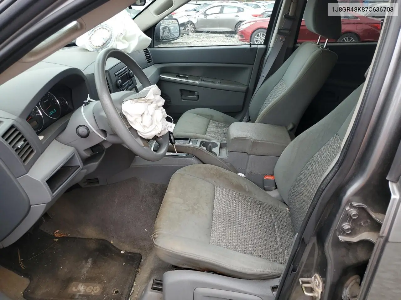 1J8GR48K87C636703 2007 Jeep Grand Cherokee Laredo
