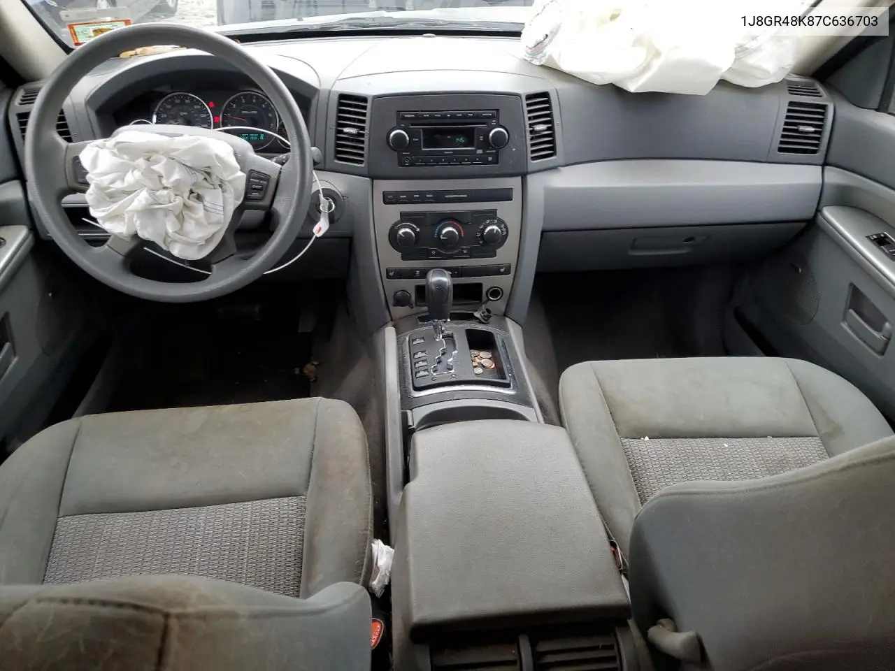 1J8GR48K87C636703 2007 Jeep Grand Cherokee Laredo