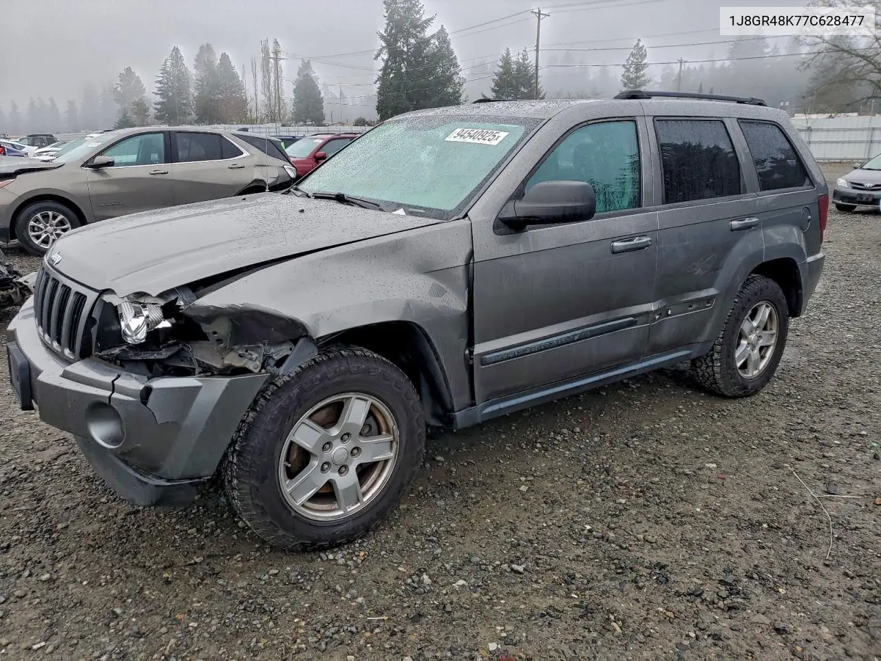 1J8GR48K77C628477 2007 Jeep Grand Cherokee Laredo