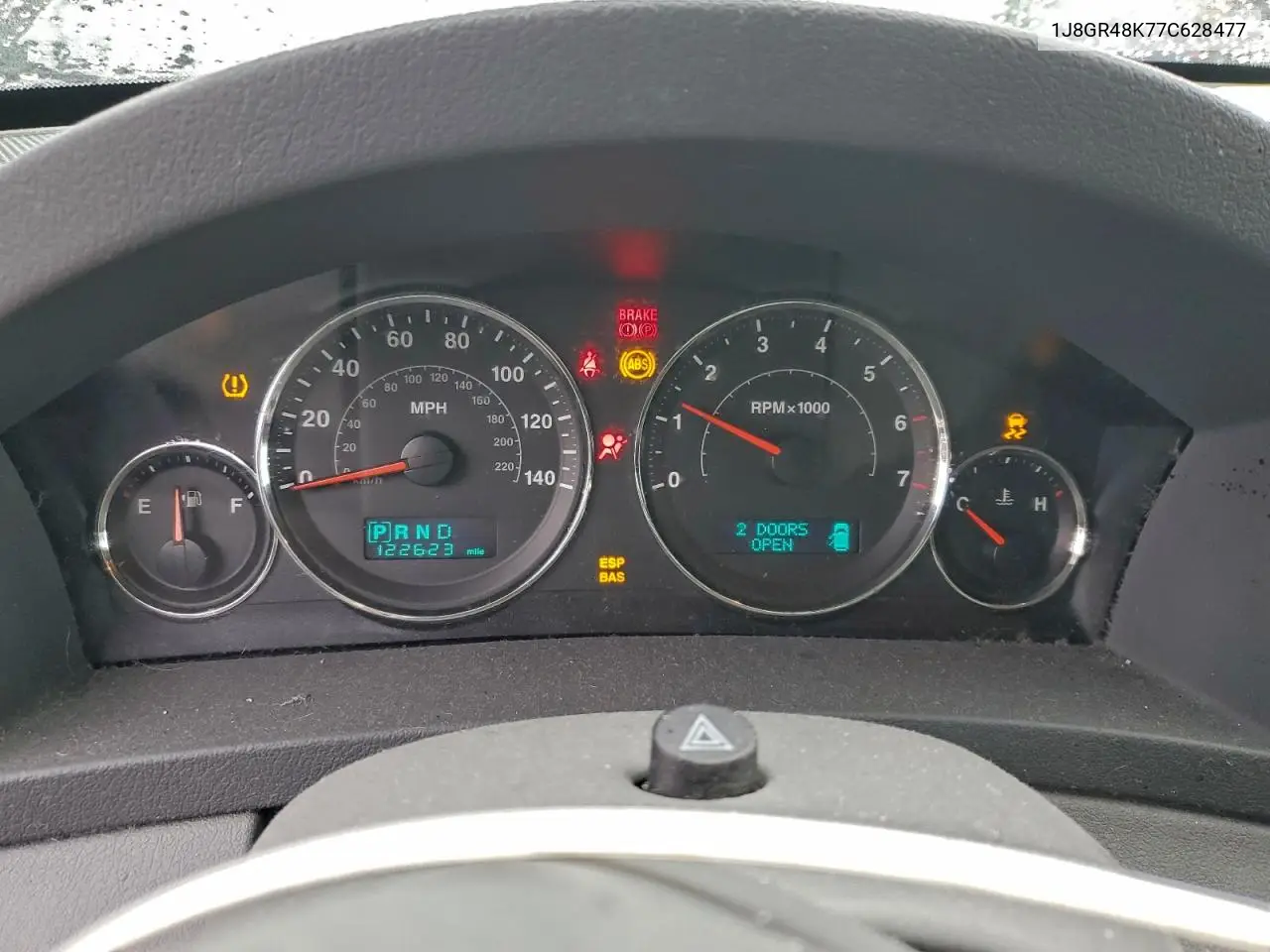 1J8GR48K77C628477 2007 Jeep Grand Cherokee Laredo