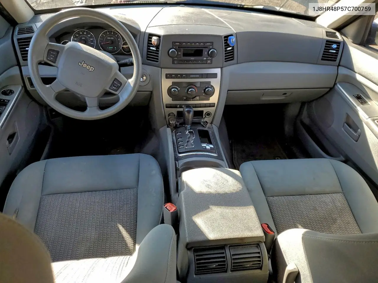1J8HR48P57C700759 2007 Jeep Grand Cherokee Laredo