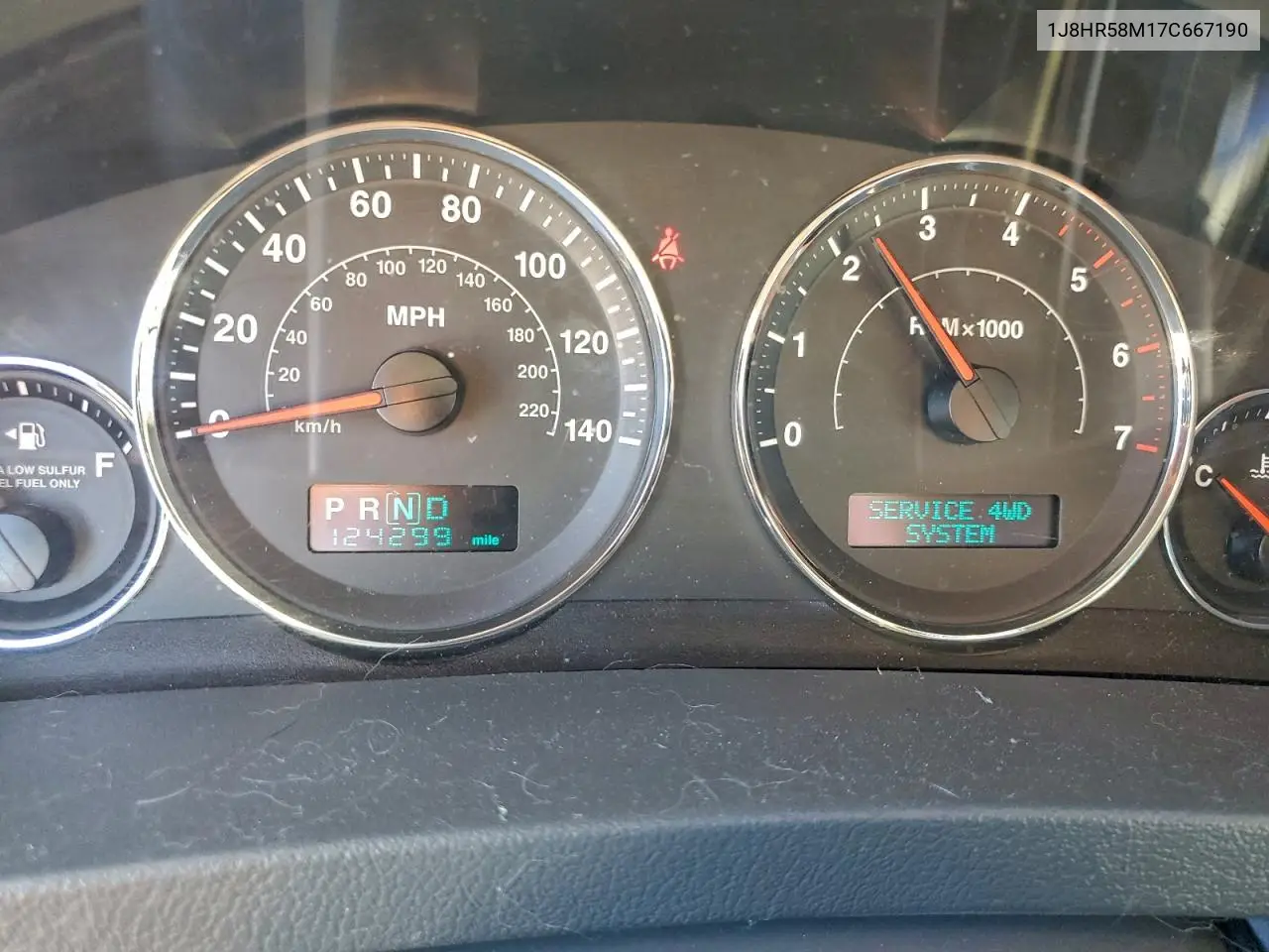 1J8HR58M17C667190 2007 Jeep Grand Cherokee Limited